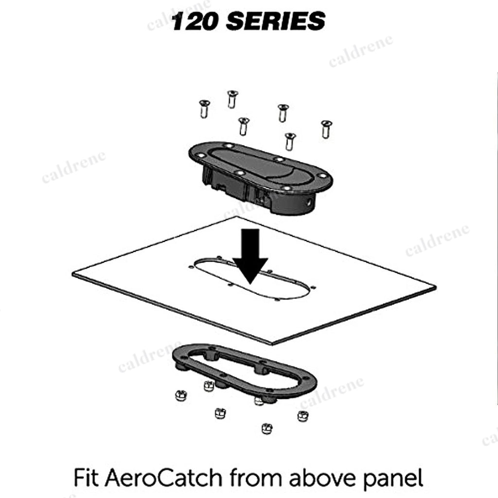 Universal Flush Mount Hood Latch Pin Locking Kit – view 6