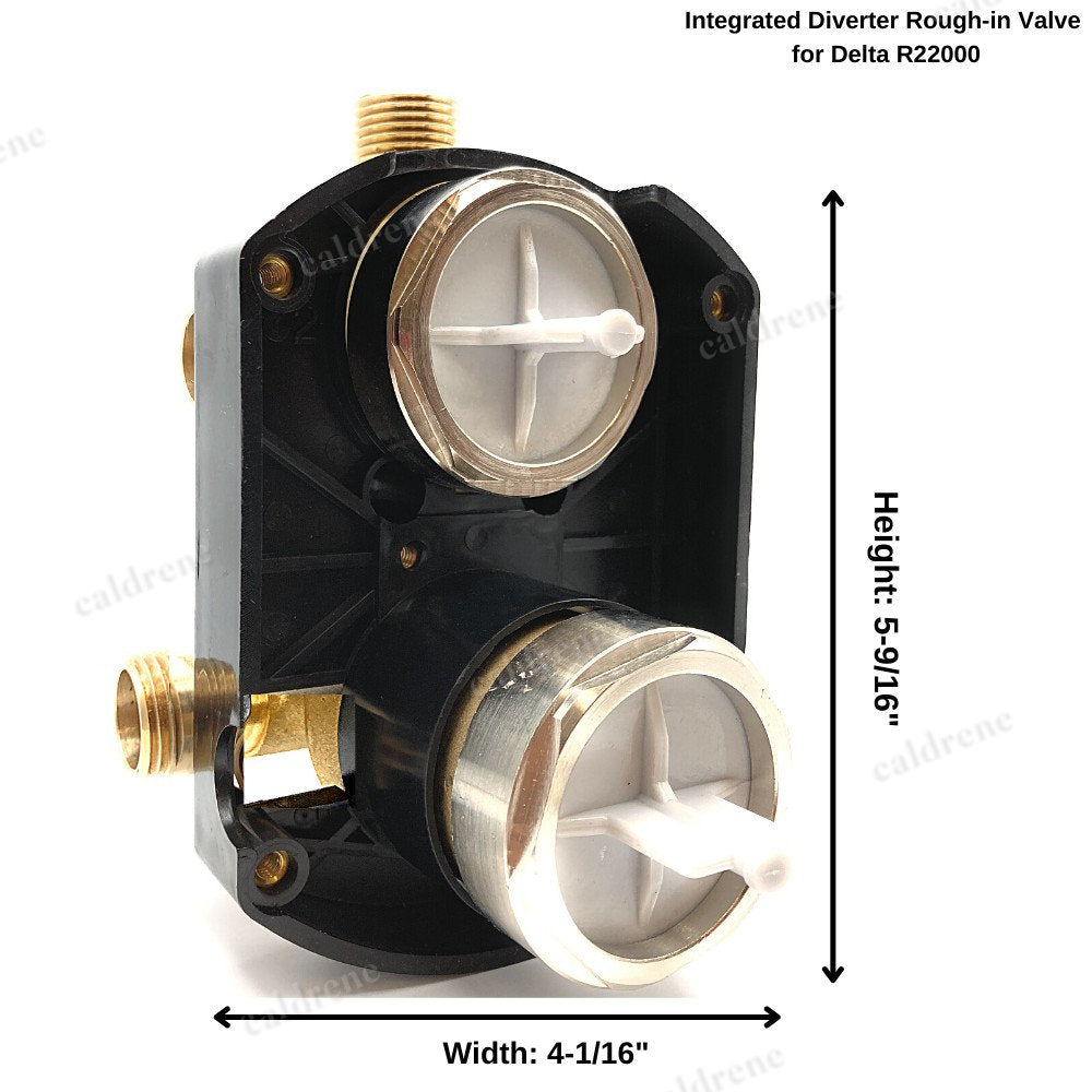 Universal Rough-In Shower Valve with Diverter – view 3