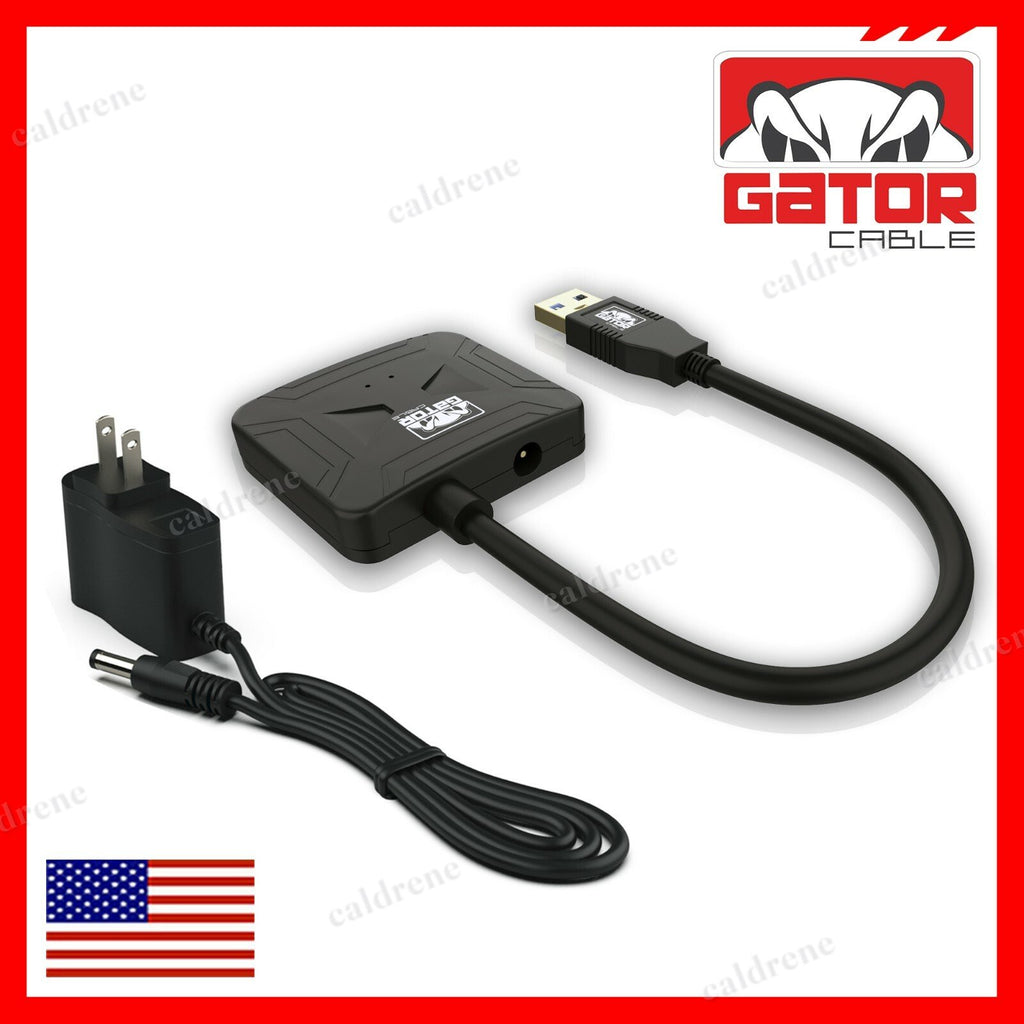USB 3.0 to SATA Hard Drive Adapter for 2.5 and 3.5 HDD SSD with Power – view 9