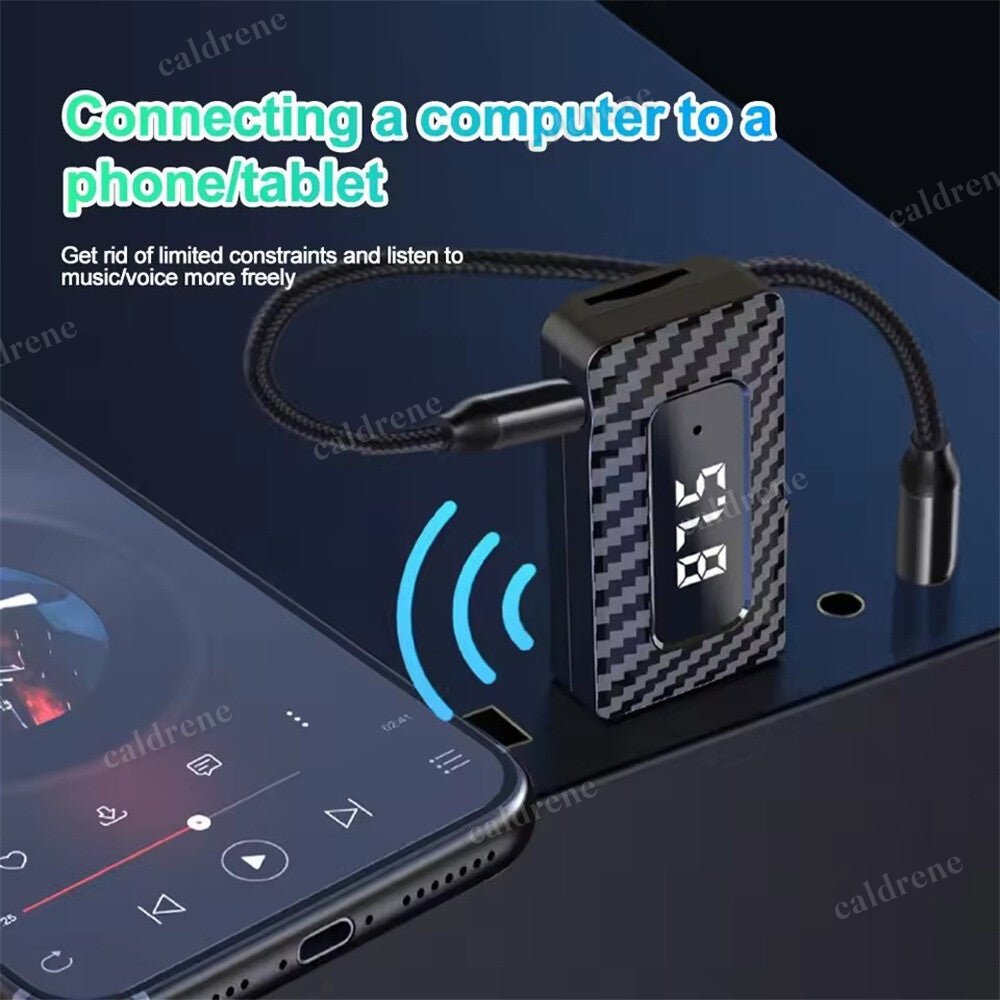 USB Car Bluetooth 5.3 FM Transmitter with Hands-Free Calling – view 4