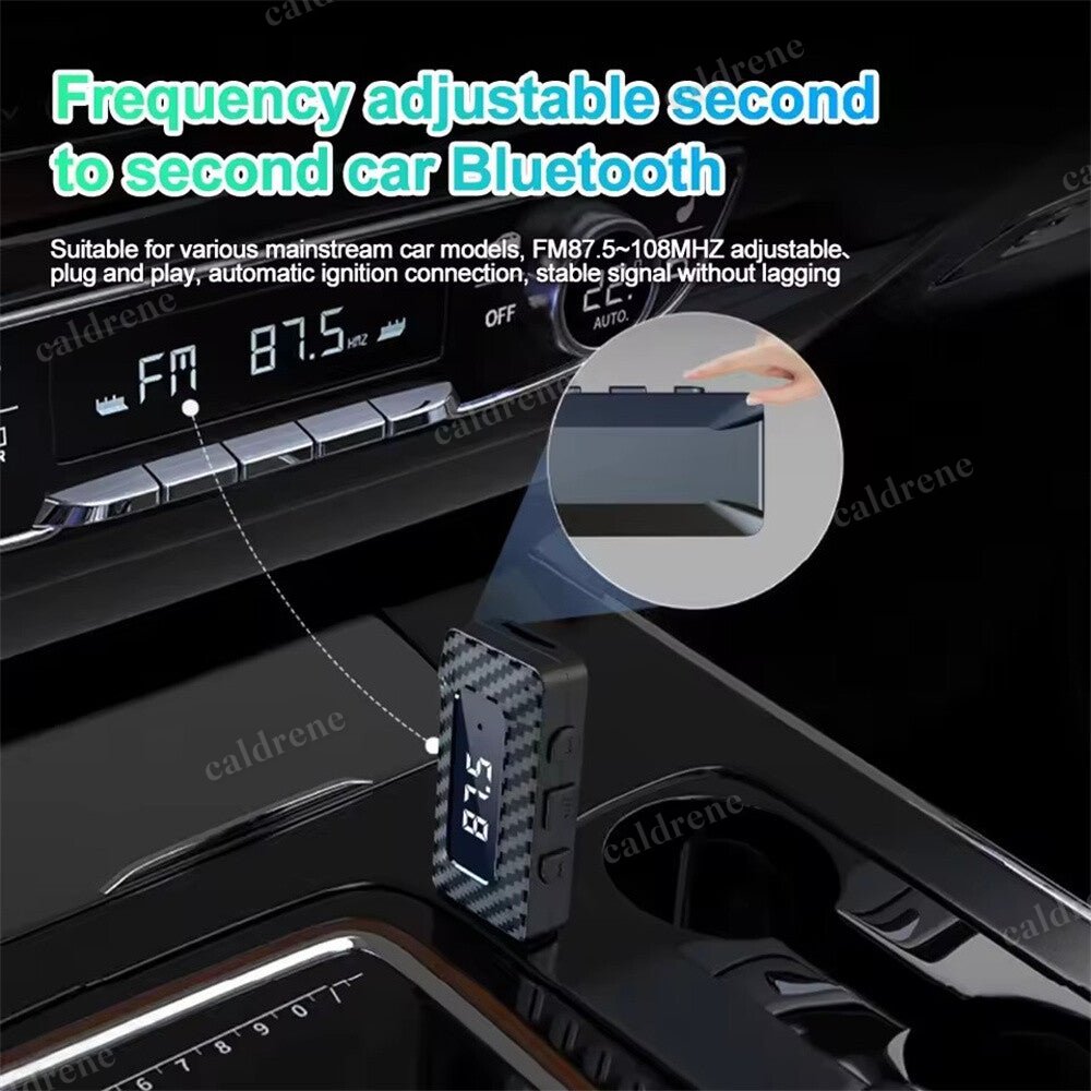 USB Car Bluetooth 5.3 FM Transmitter with Hands-Free Calling – view 6