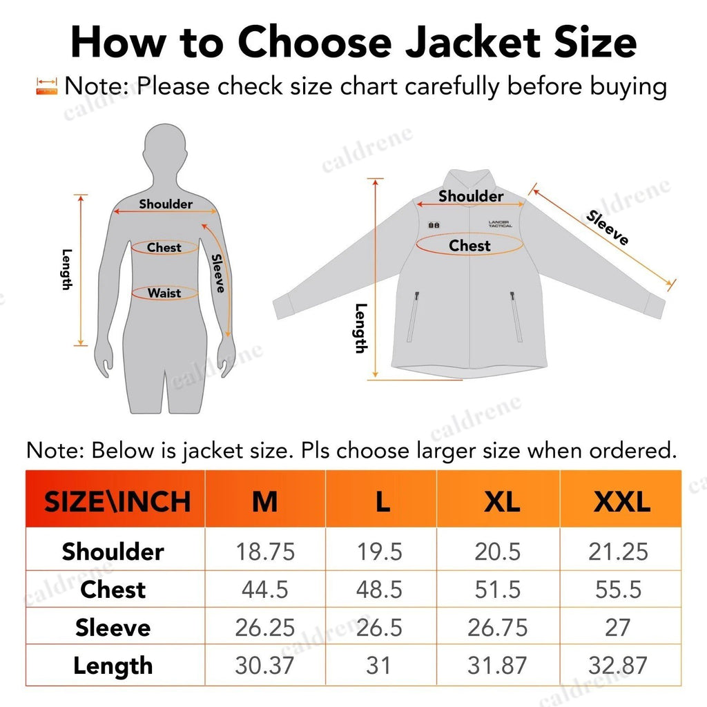 USB Heated Jacket for Men and Women with Battery Pack – view 10