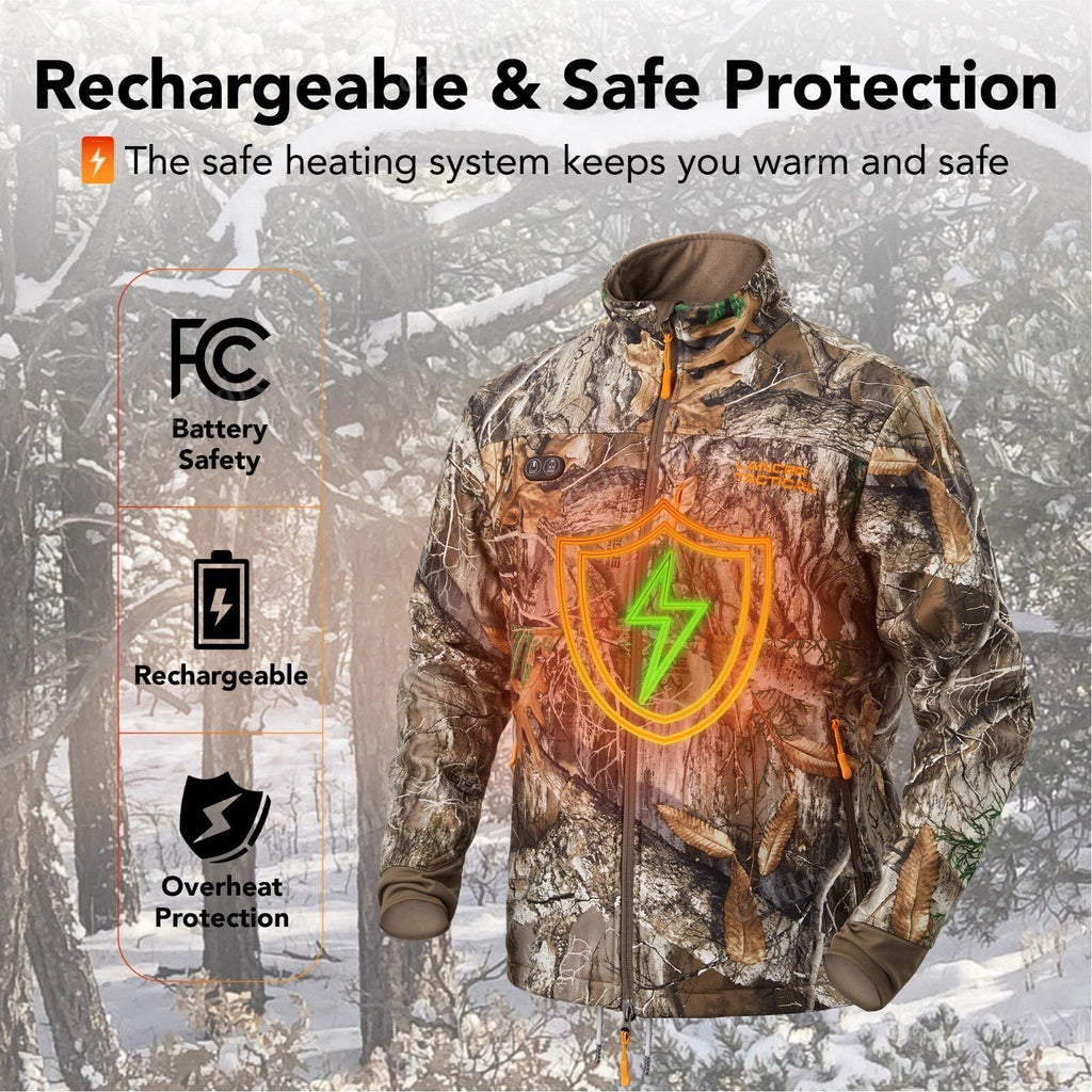 USB Heated Jacket for Men and Women with Battery Pack – view 3