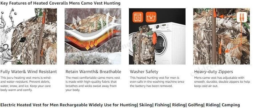 USB Heated Vest with 10000mAh Battery Pack – view 9