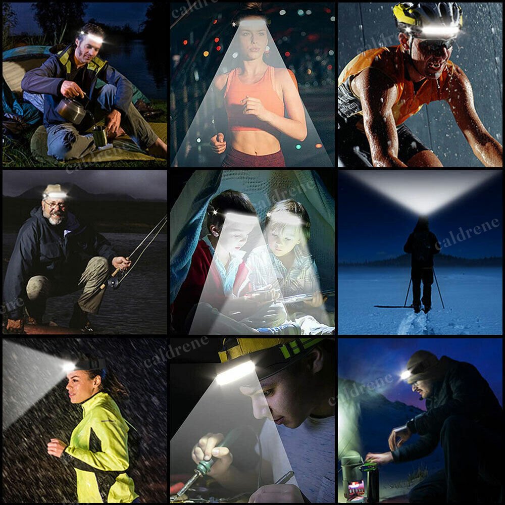 USB Rechargeable COB LED Headlamp with Wide Beam – view 3