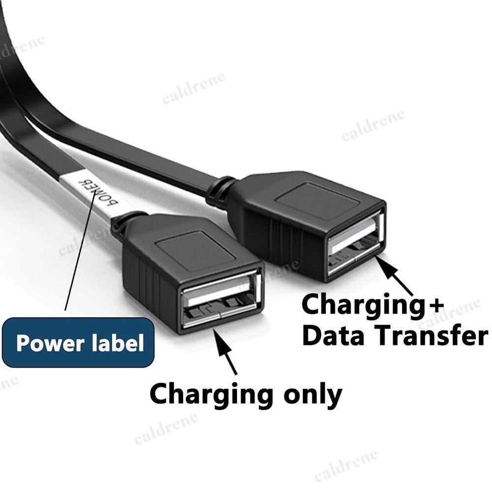 USB Splitter Cable 1 in 2 Out for Car Charging and Data Transfer – view 2