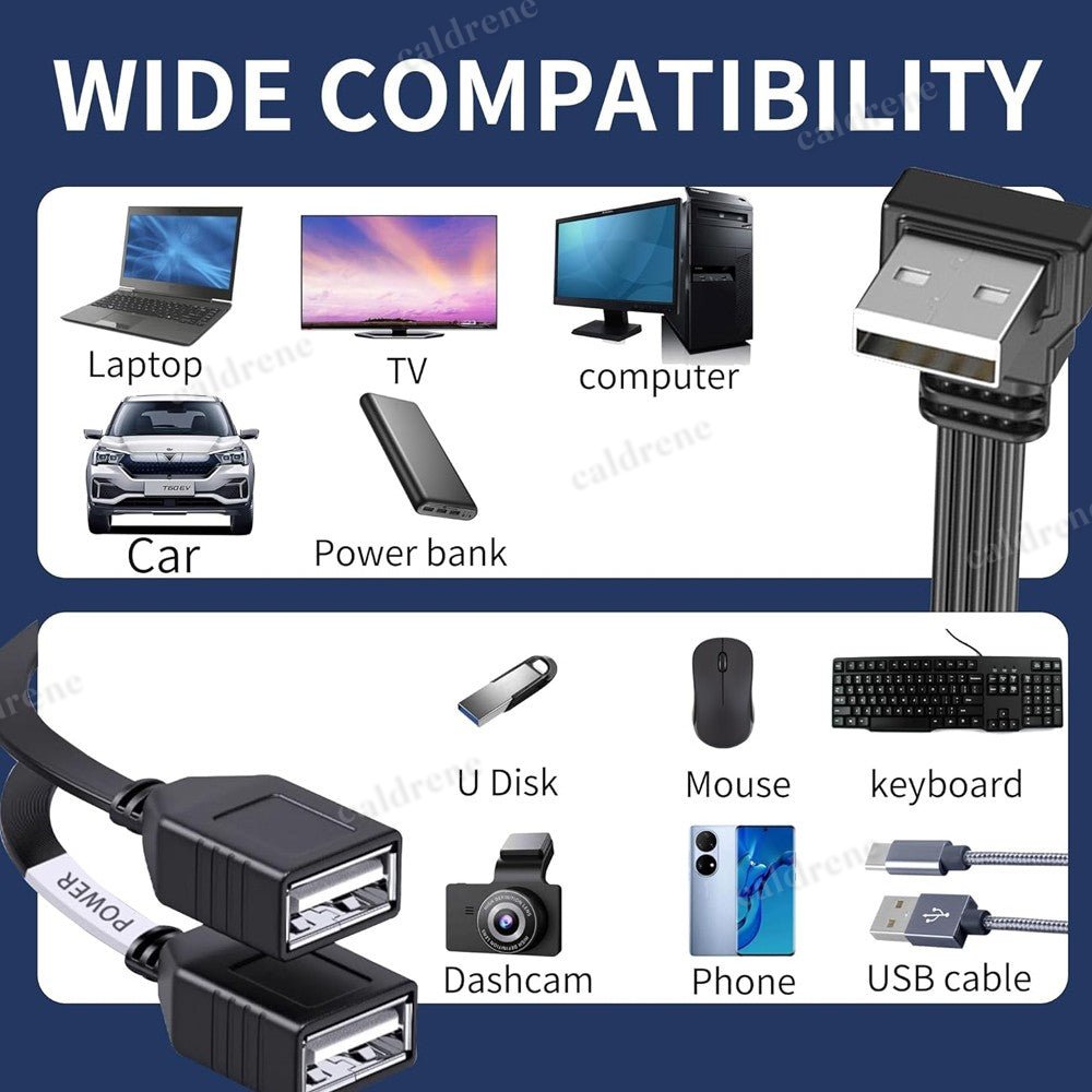 USB Splitter Cable 1 in 2 Out for Car Charging and Data Transfer – view 5