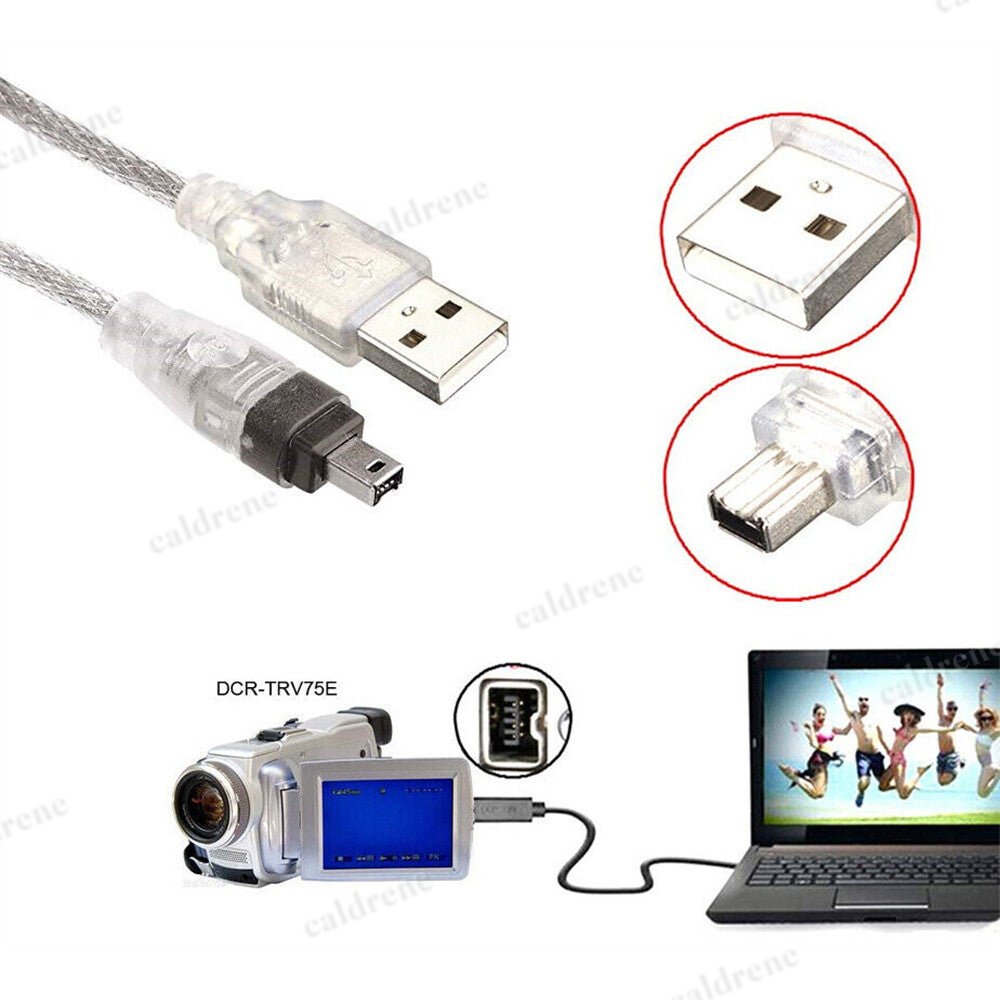 USB to FireWire 1394 Data Cable for Mini DV Camcorders – view 8