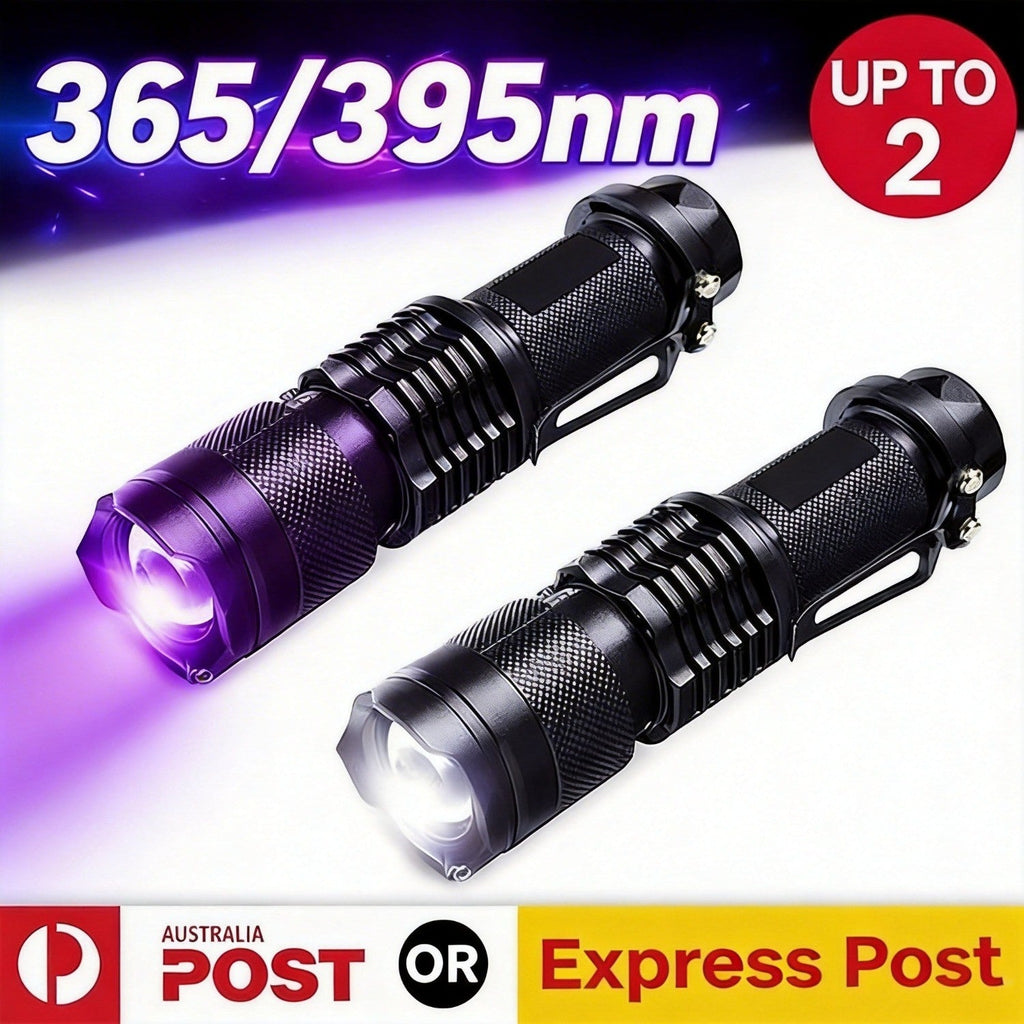 UV LED Flashlight for Inspection and Detection