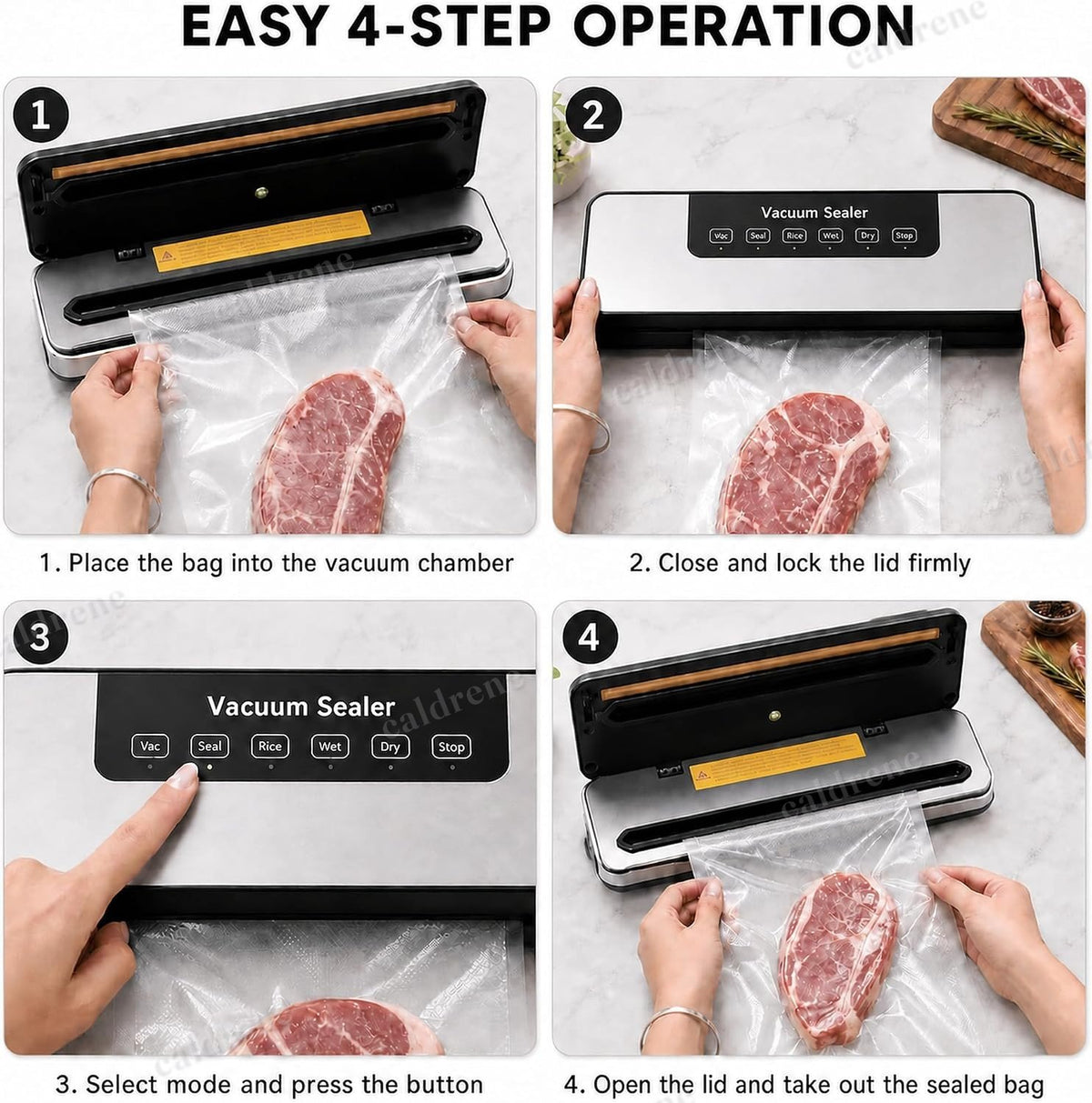Vacuum Sealer Machine for Food with Starter Bags – view 4