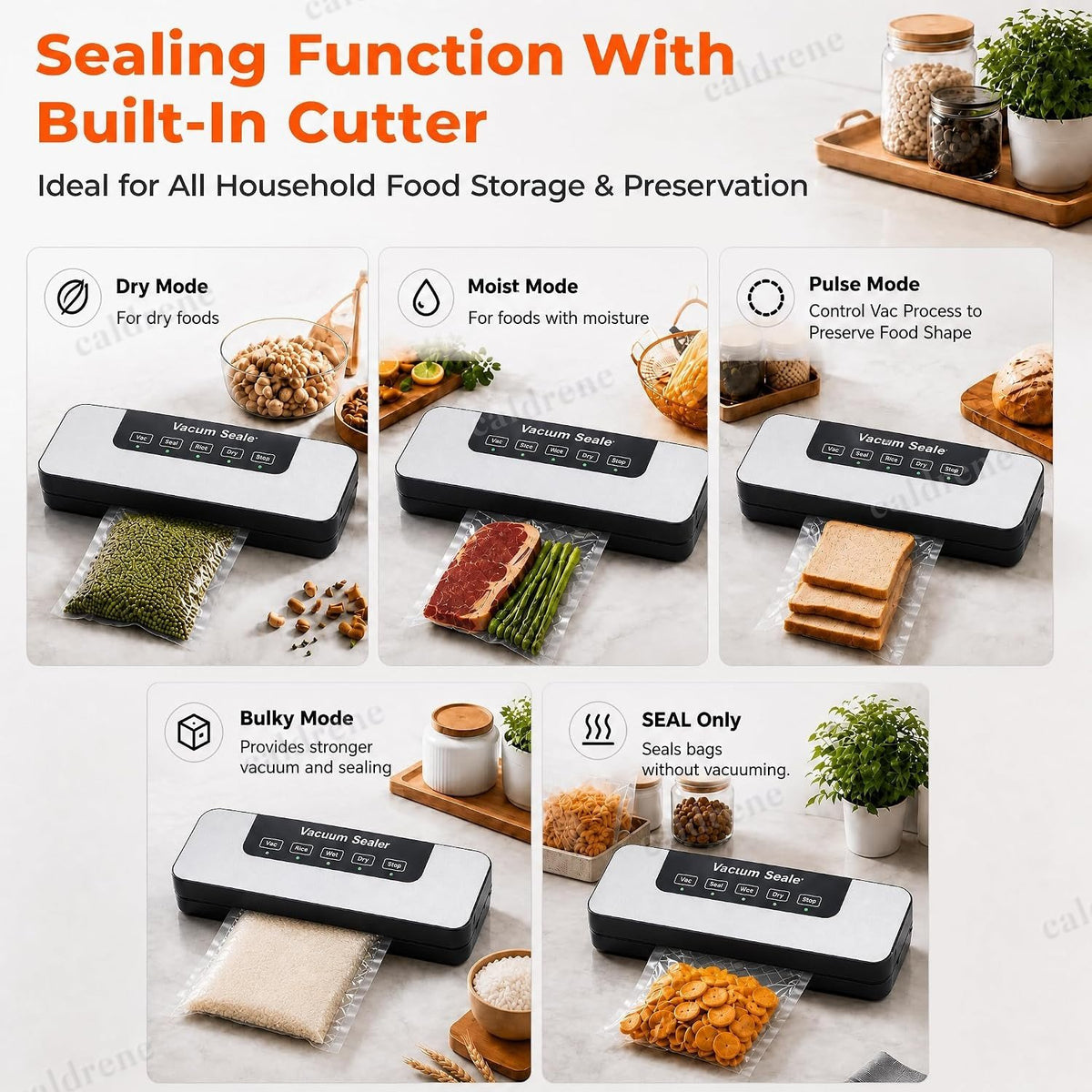 Vacuum Sealer Machine for Food with Starter Bags – view 5