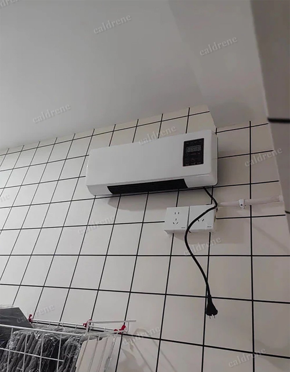 Wall Mounted Electric Space Heater 2 in 1 with Remote Timer – view 4