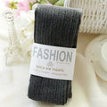 Warm Woolen Winter Tights for Women – Dark Grey
