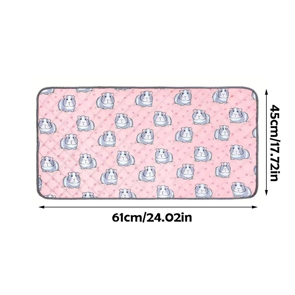 Washable Guinea Pig Cage Mat for Small Animals – M 61x45cm