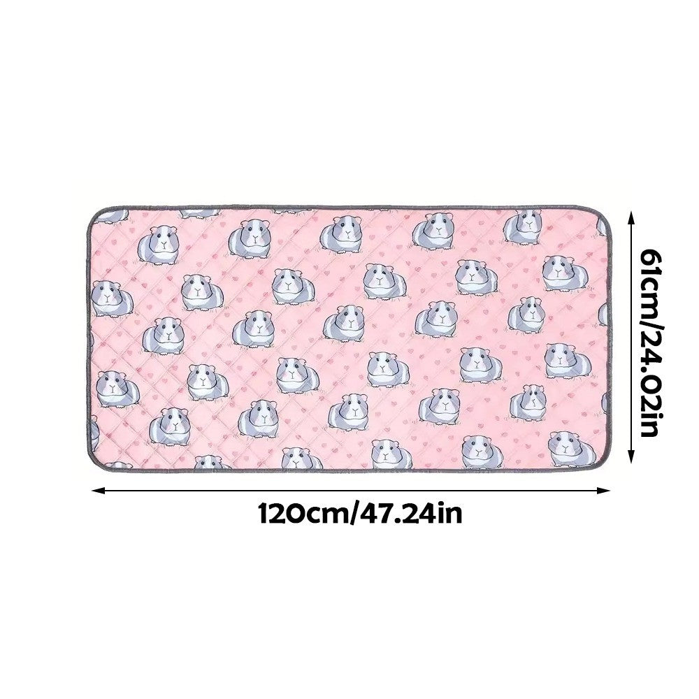 Washable Guinea Pig Cage Mat for Small Animals – L 61x120cm