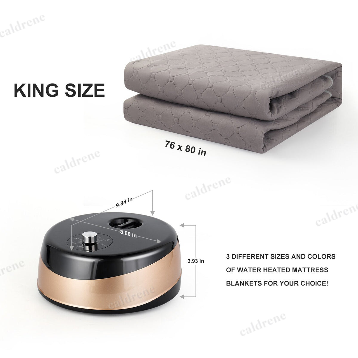Water Heated Mattress Pad – view 2