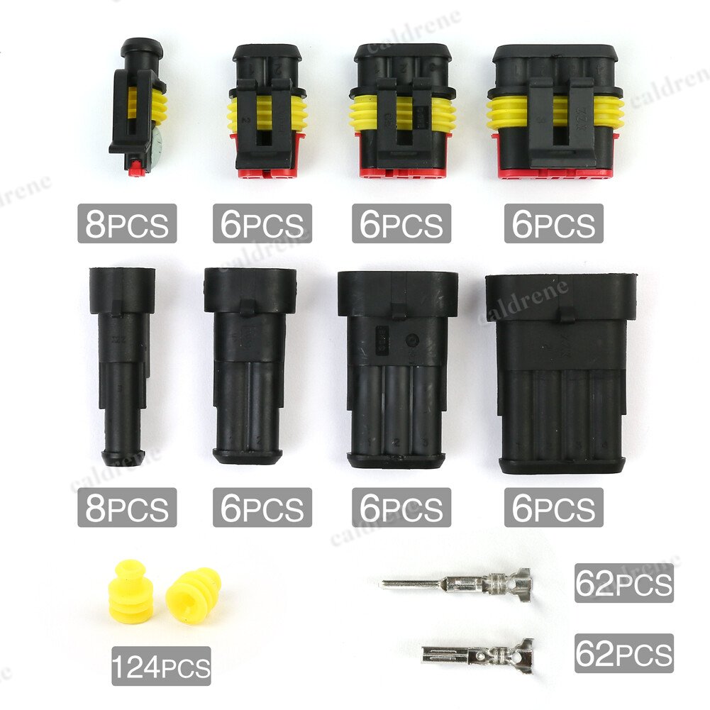 Waterproof Automotive Electrical Connector Terminals Kit, 352 Pieces – view 3