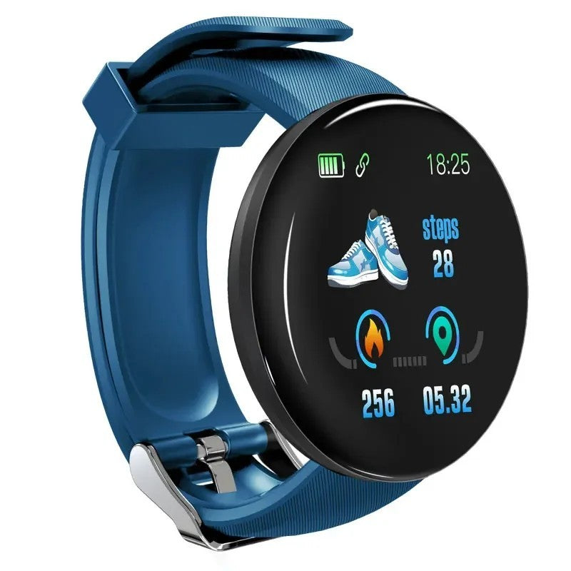 Waterproof Bluetooth Smartwatch Fitness Tracker for Men and Women – Blue
