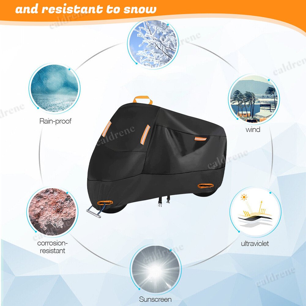 Waterproof Motorcycle Cover, 2XL – view 10