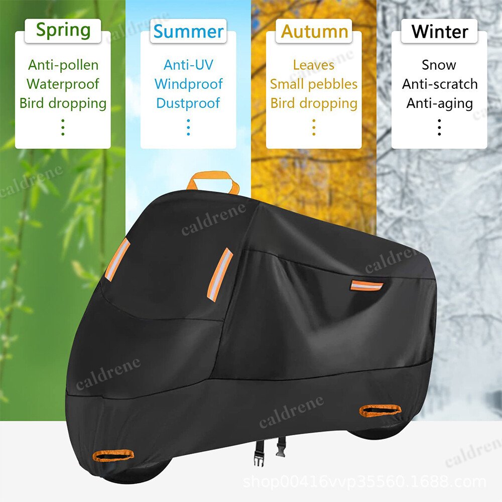 Waterproof Motorcycle Cover, 2XL – view 4