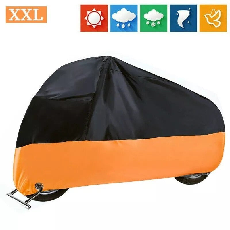 Waterproof Motorcycle Cover 2XL Winter Outdoor