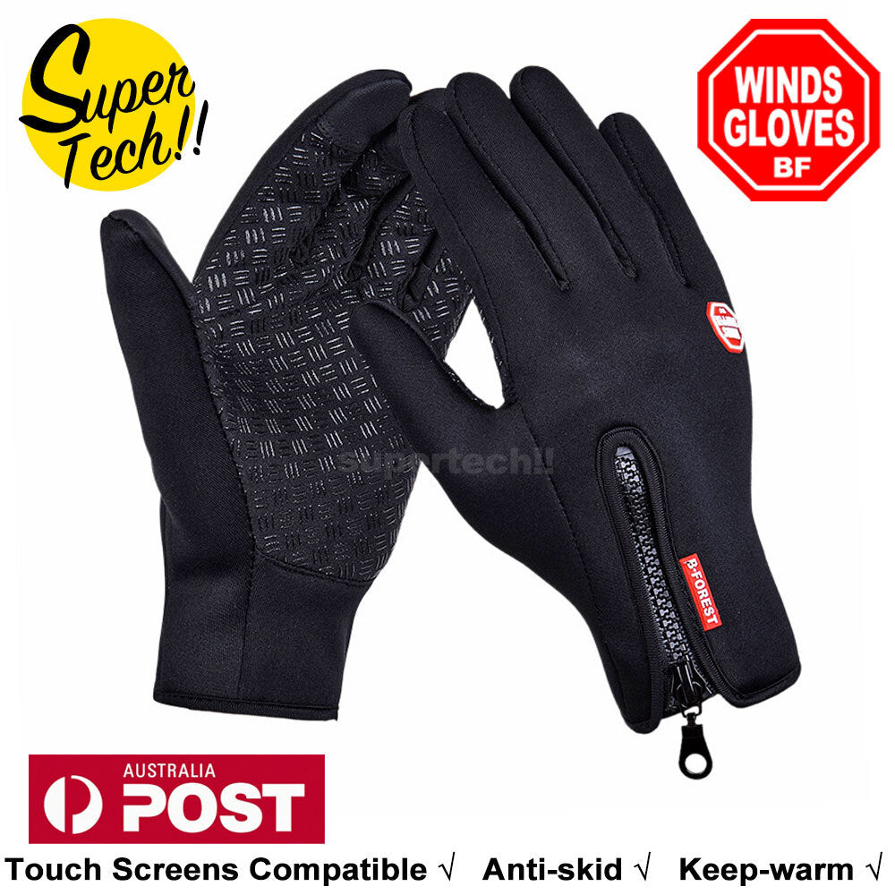 Waterproof Touchscreen Cycling Gloves for Winter