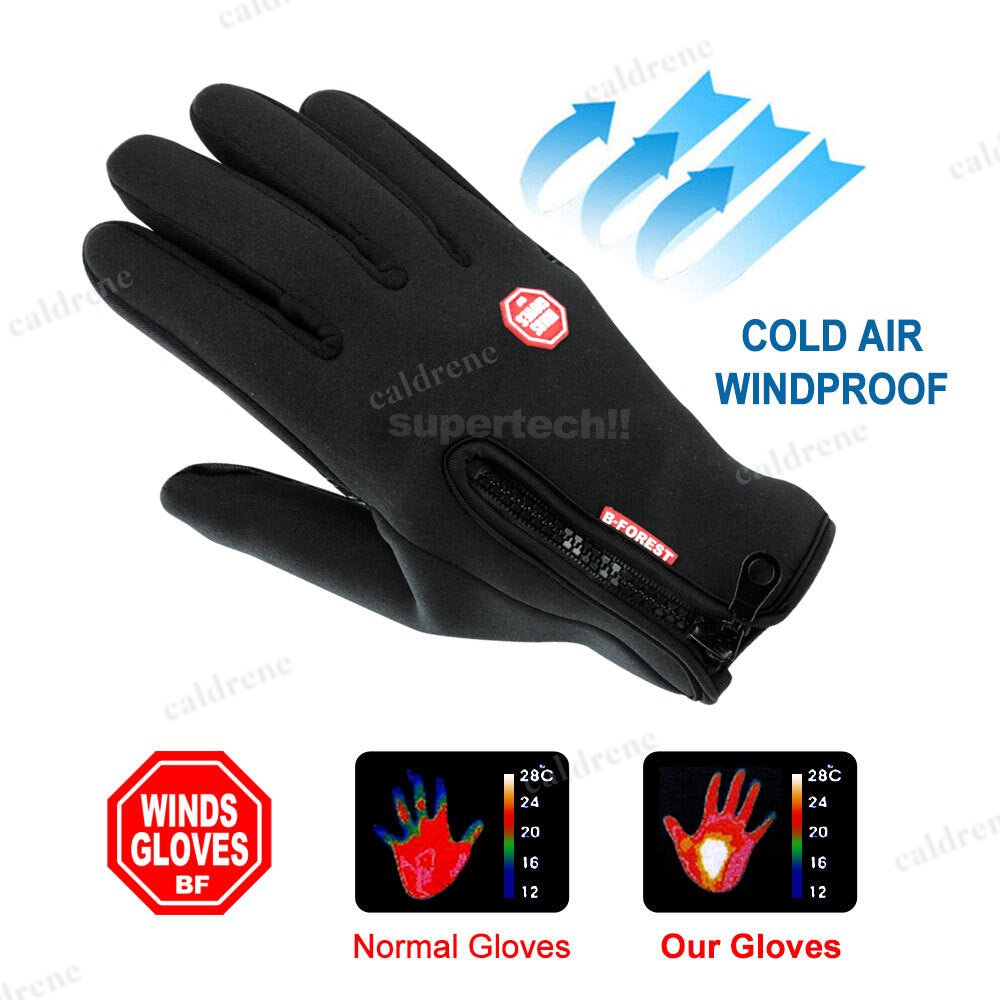 Waterproof Touchscreen Cycling Gloves for Winter – view 2