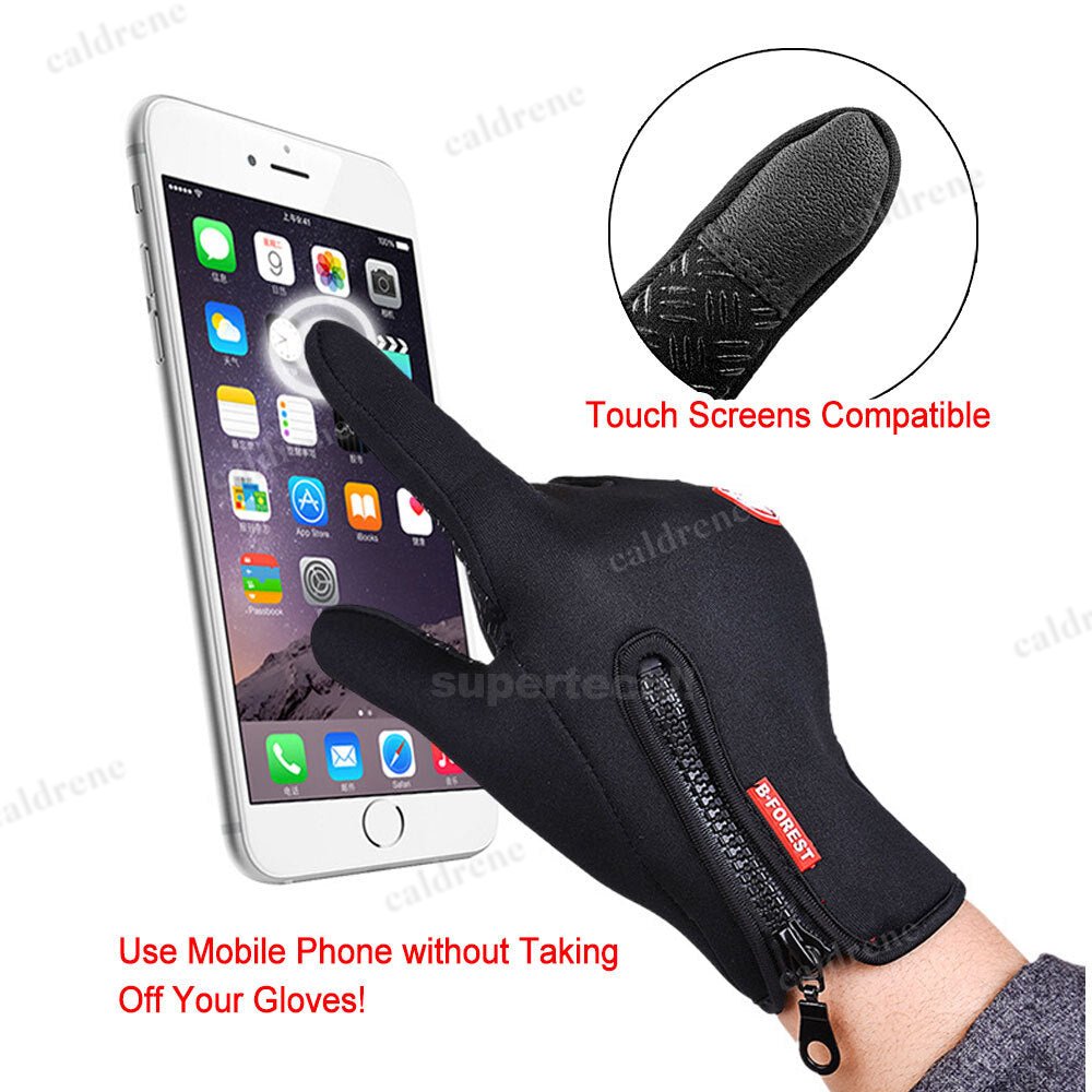 Waterproof Touchscreen Cycling Gloves for Winter – view 3