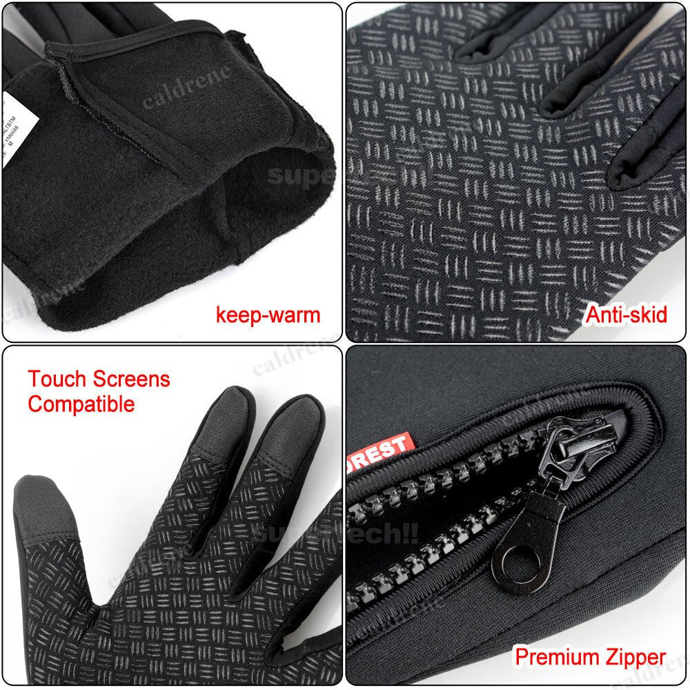 Waterproof Touchscreen Cycling Gloves for Winter – view 4