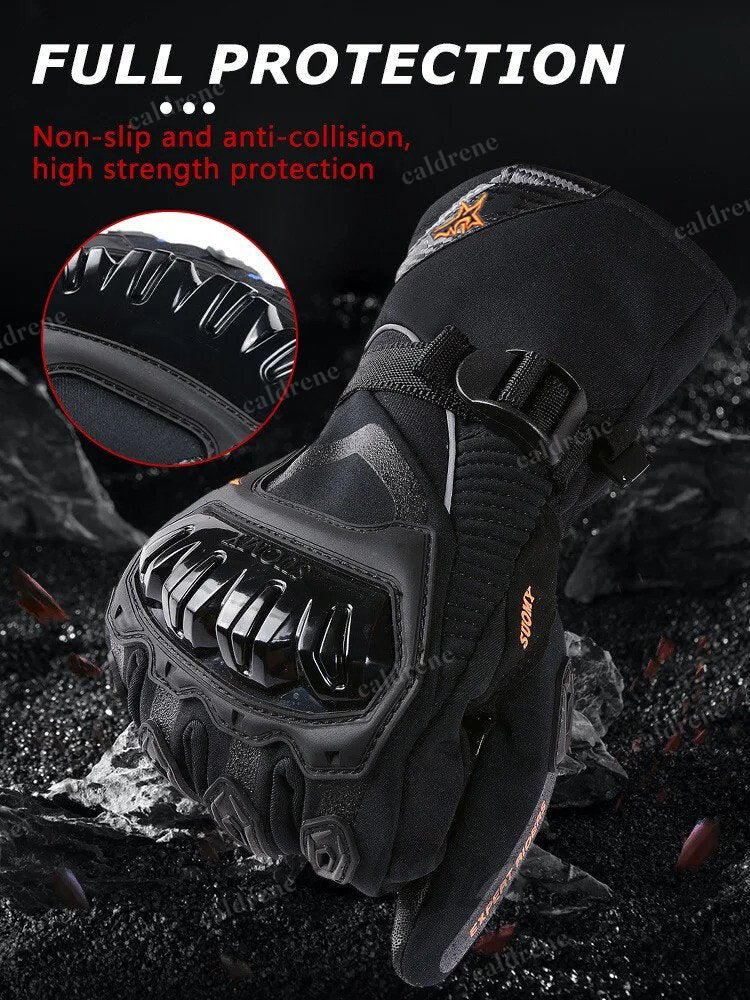 Waterproof Touchscreen Winter Motorcycle Riding Gloves – view 5
