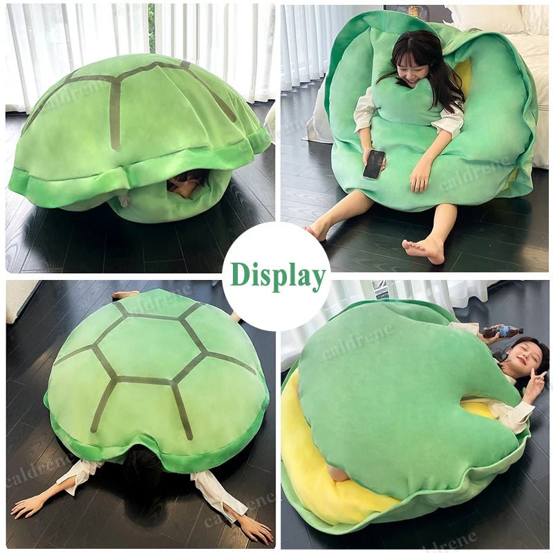 Wearable Turtle Shell Plush Pillow for Play and Relaxation – view 4