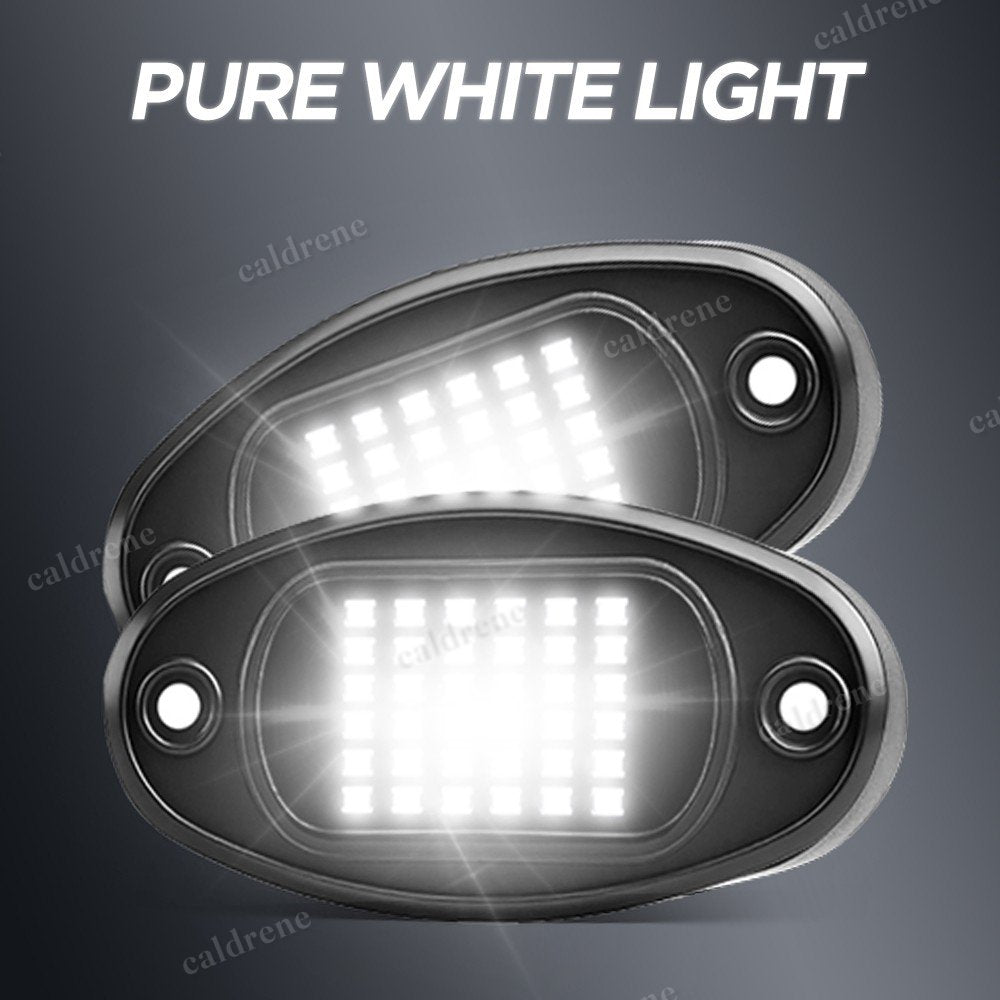 White LED Rock Lights Underbody Glow Kit, 8 Pack – view 5
