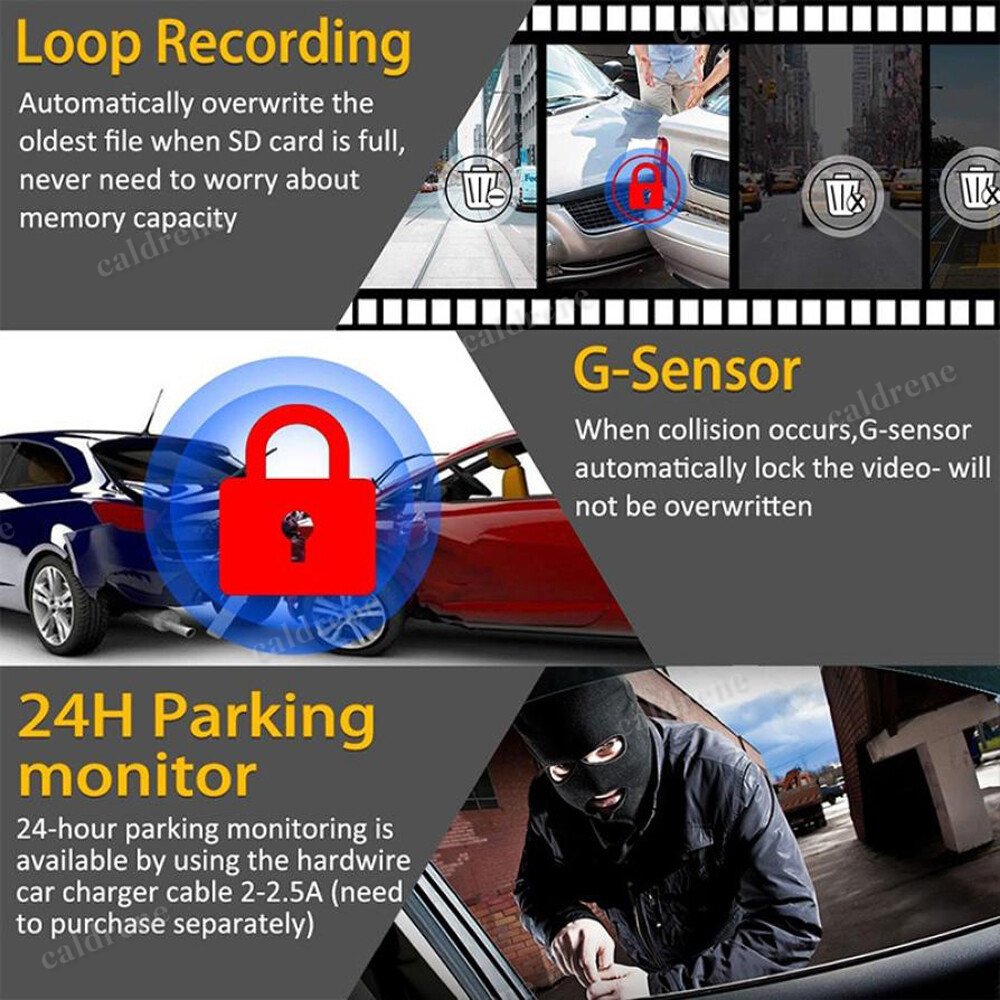 WiFi 1080P Dash Cam with G-Sensor – view 5