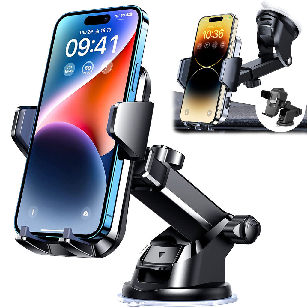 Windshield Phone Holder with Long Arm, 360°