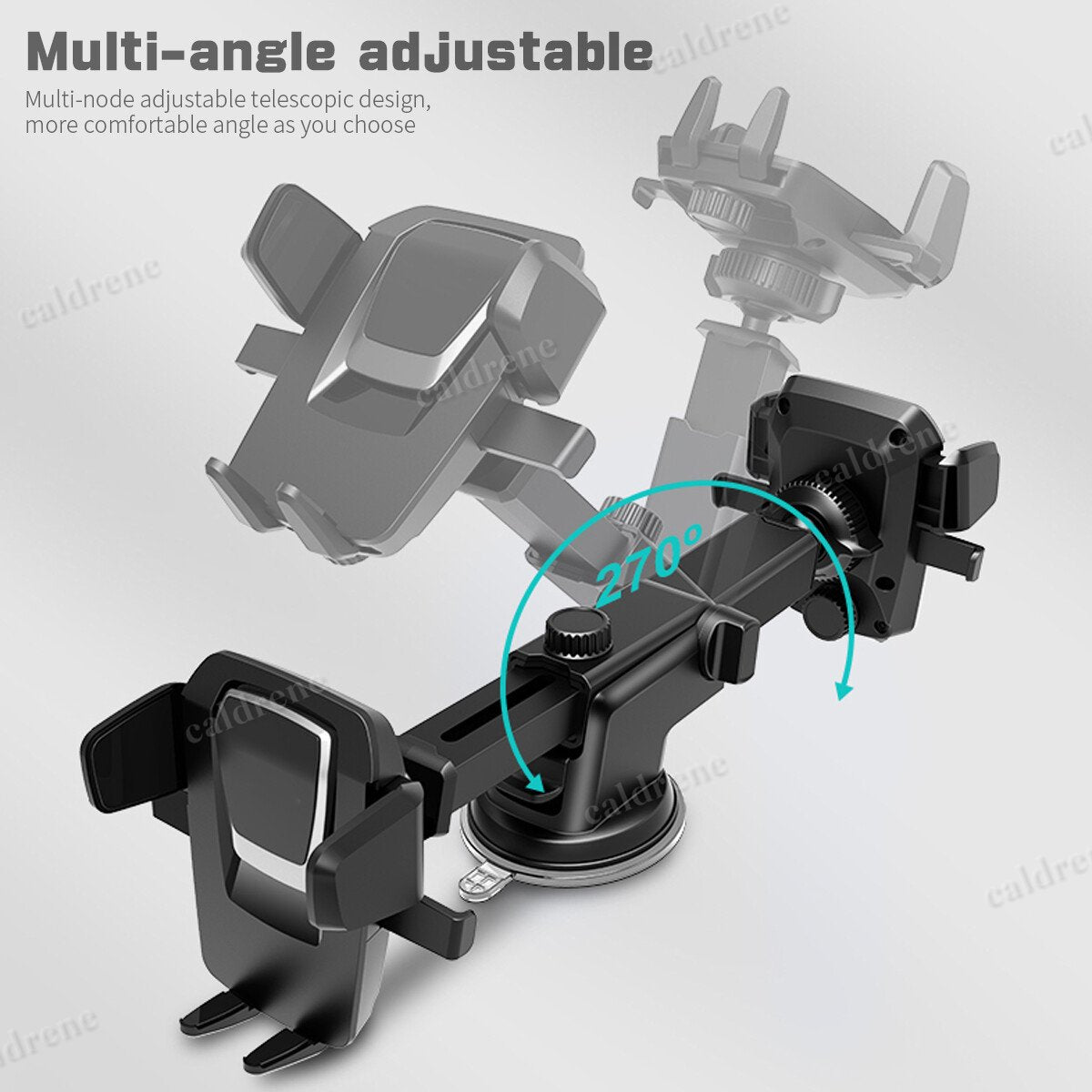 Windshield Phone Holder with Long Arm, 360° – view 9