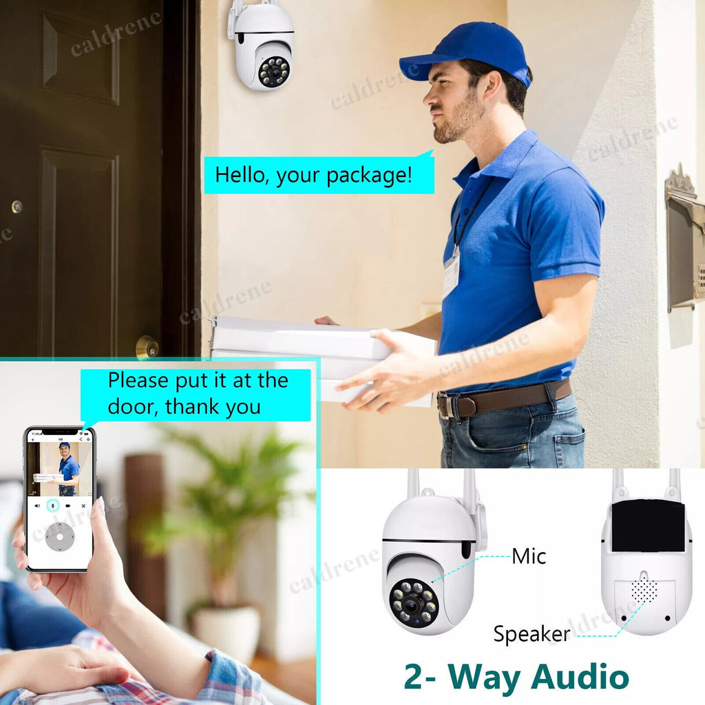 Wireless 5G WiFi Outdoor Security Camera System with Night Vision, 4 Pack – view 4