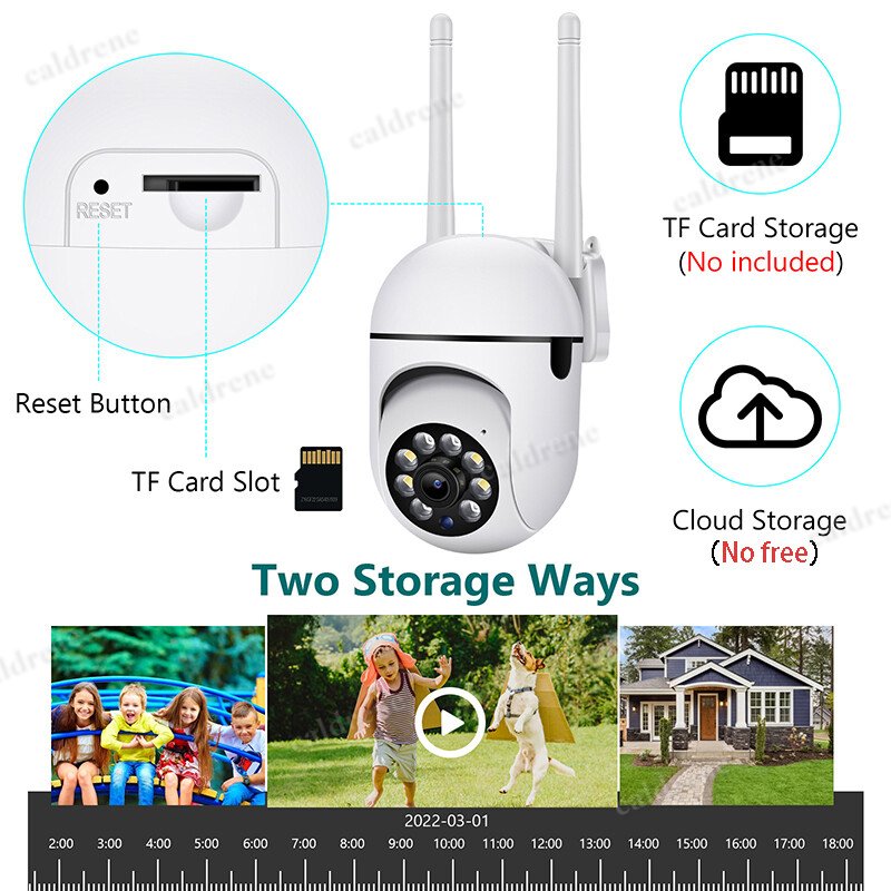Wireless 5G WiFi Outdoor Security Camera System with Night Vision, 4 Pack – view 7