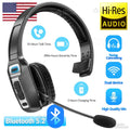 Wireless Bluetooth Trucker Headset with Noise Cancelling Mic