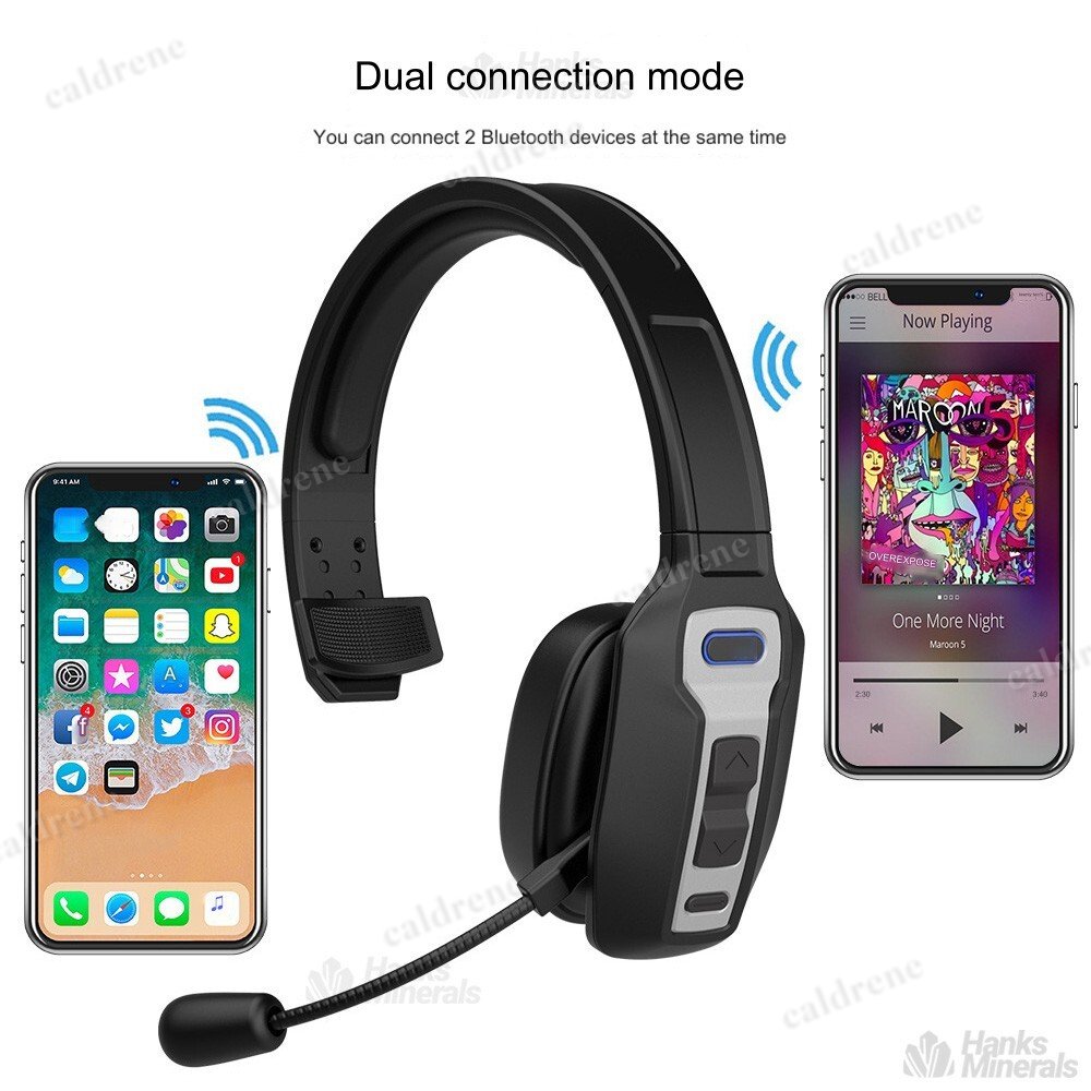 Wireless Bluetooth Trucker Headset with Noise Cancelling Mic – view 4