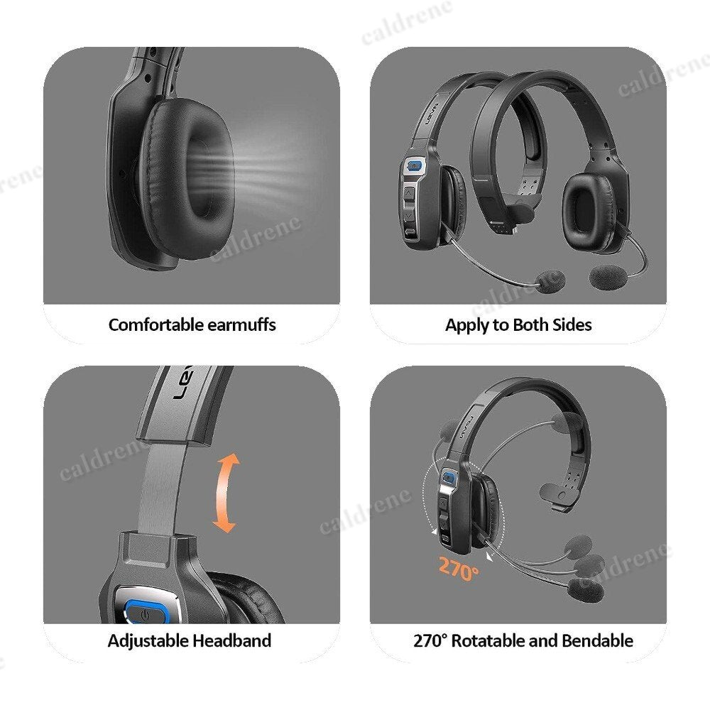 Wireless Bluetooth Trucker Headset with Noise Cancelling Mic – view 6