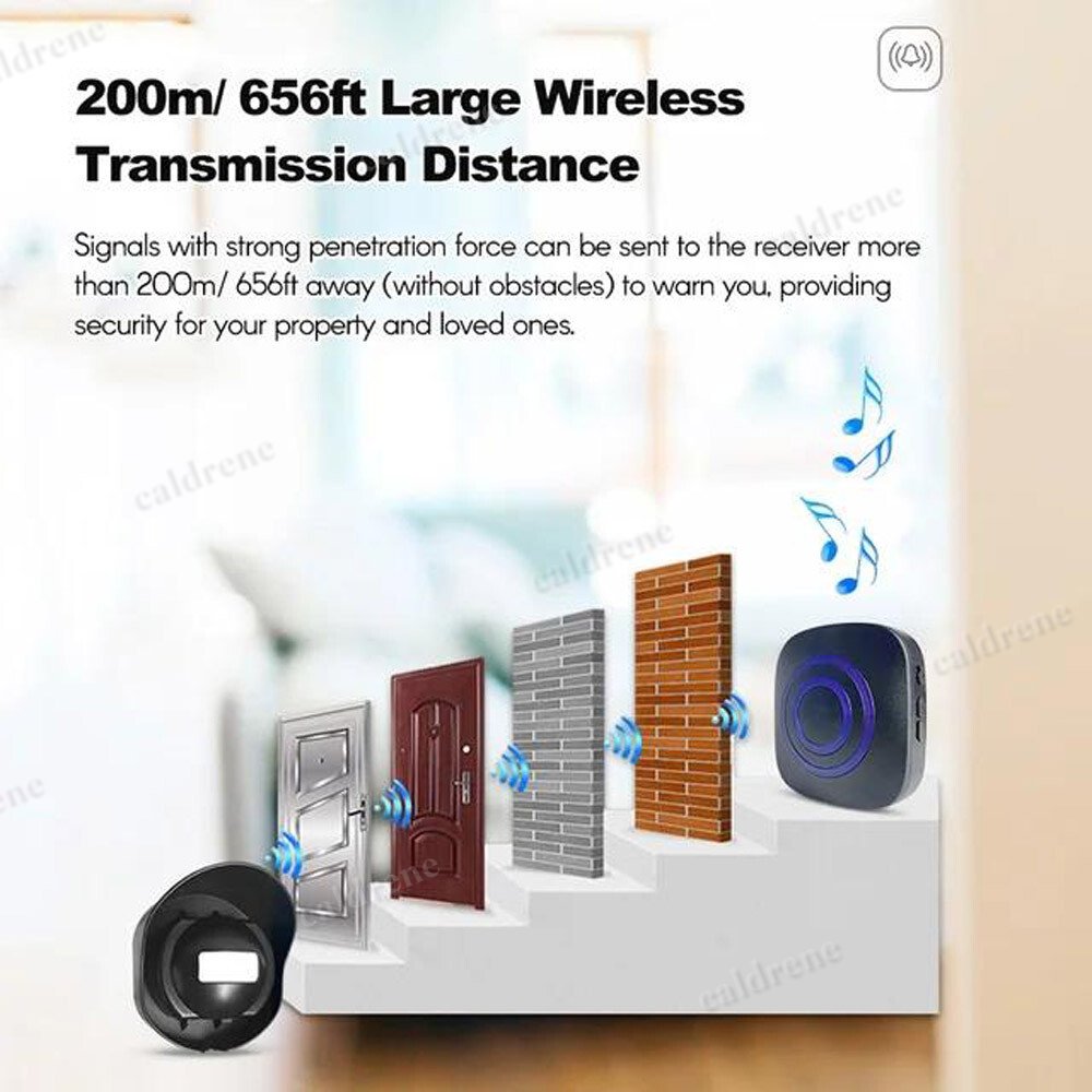 Wireless Driveway Alarm Motion Sensor 656 ft Range – view 9
