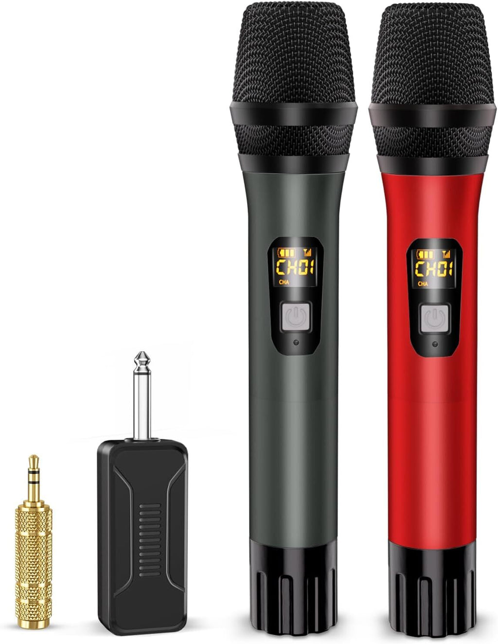 Wireless Dual Handheld Karaoke Microphones