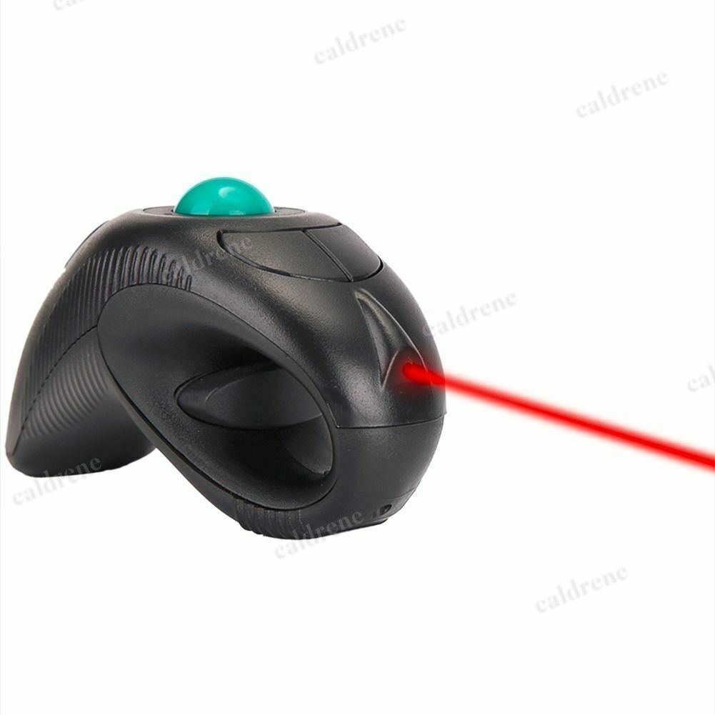 Wireless Handheld Trackball Mouse with Laser Pointer – view 2
