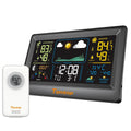 Wireless Indoor Outdoor Weather Station Clock with Calendar