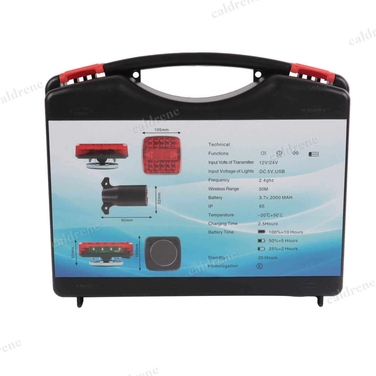 Wireless Magnetic Rechargeable LED Trailer Light Kit – view 2