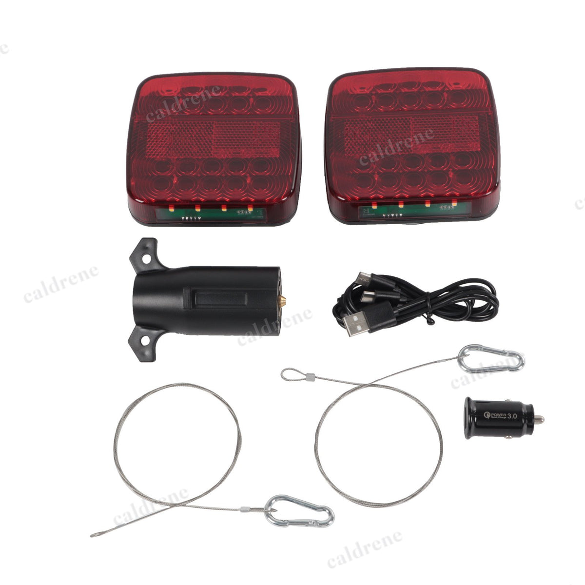 Wireless Magnetic Rechargeable LED Trailer Light Kit – view 3