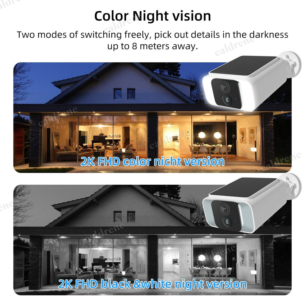 Wireless Solar Security Camera, WiFi 6, 2-Way Talk, 3 Pack – view 4