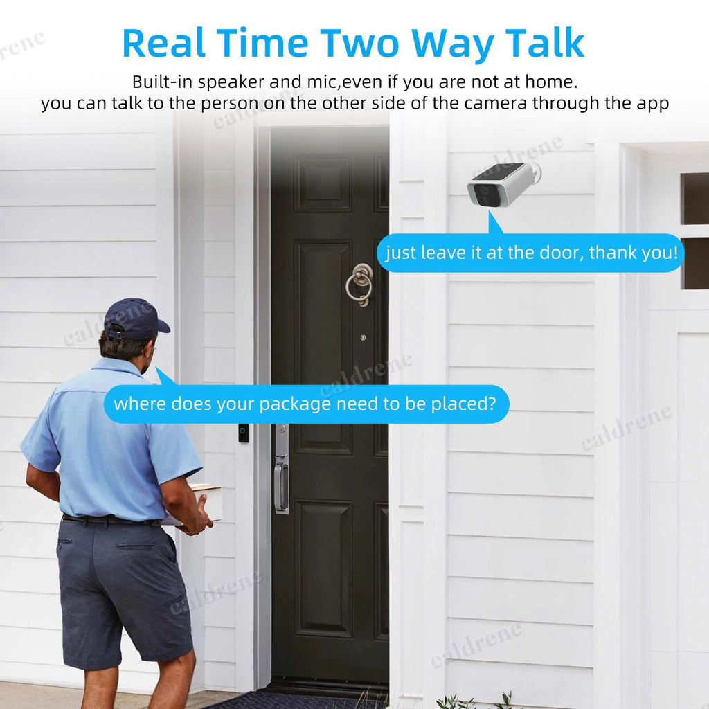Wireless Solar Security Camera, WiFi 6, 2-Way Talk, 3 Pack – view 8