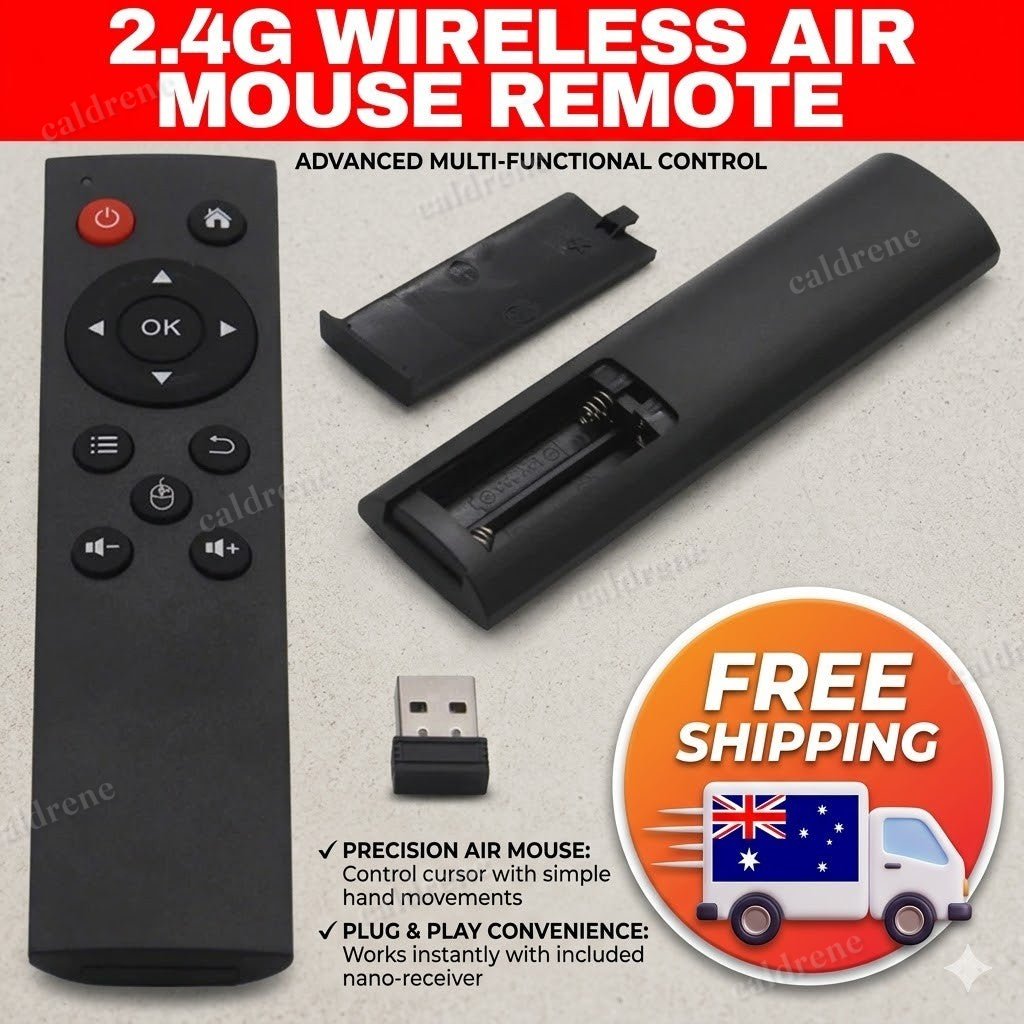 Wireless USB Remote Control for Windows, Linux, Android, Kodi – view 2