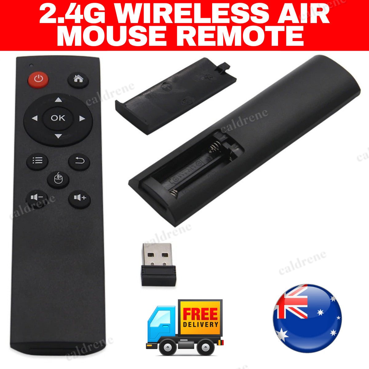 Wireless USB Remote Control for Windows, Linux, Android, Kodi – view 4